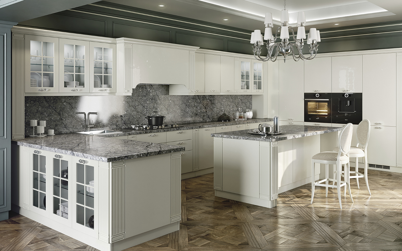 Кухня Baccarat Белая