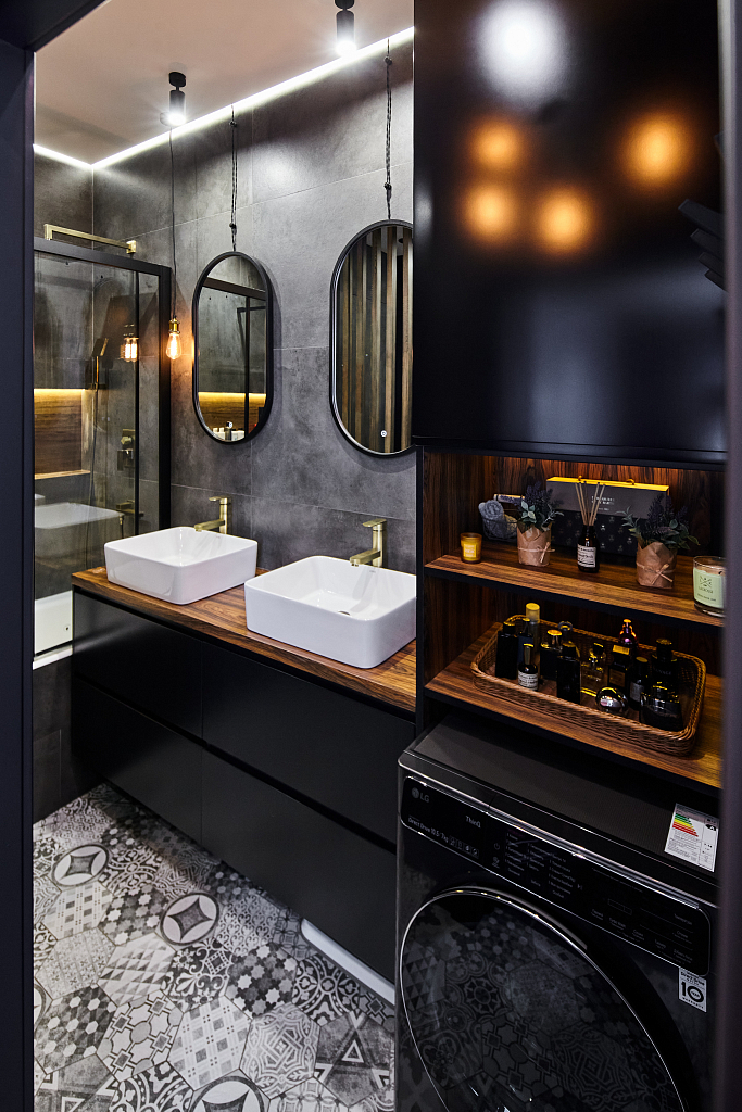 Тумба с накладной раковиной «Stylish bath»