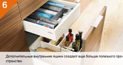 Рациональное использование пространства на кухне: пример 8